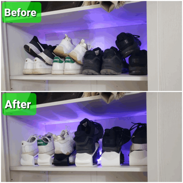 Shoe Organizer With Pull Tab